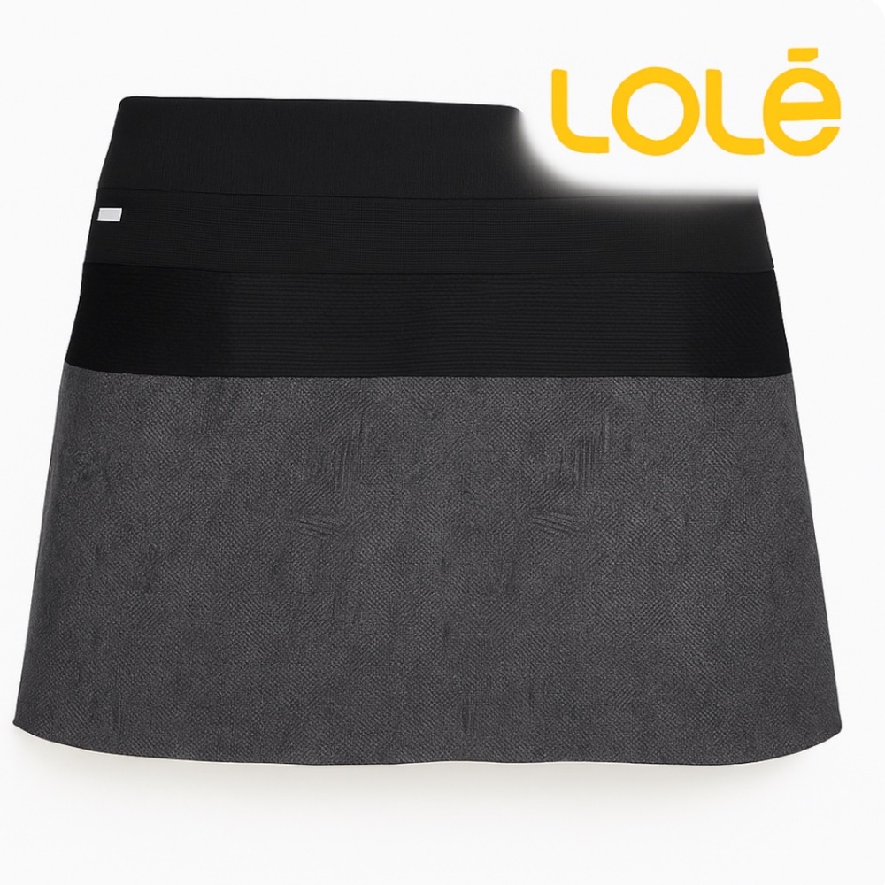 🇨🇦 Lolë Women's Activewear Skort  Med Tennis/ casual Skort MultiGray /black